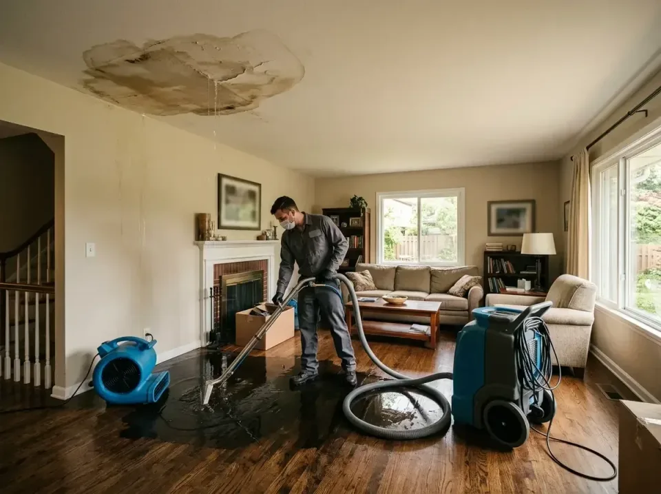 attic-pipe-burst-ceiling-drip-008 — frequently asked questions, Water Damage Restoration & Carpet Care in Cannon Falls, MN